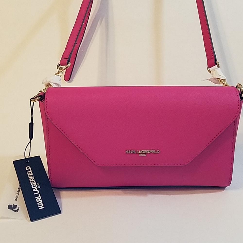 Karl Lagerfeld Paris Pink Crossbody Bag